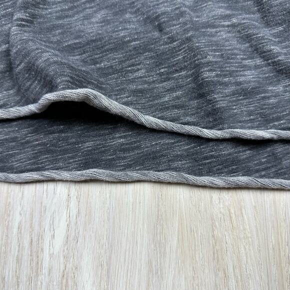 Free People Beach Heather Gray Cocoon Funnel Cowl Neck Long Sleeve Two Body M/L - Picture 6 of 14